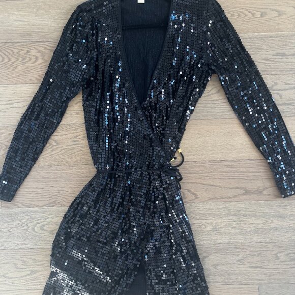 Michael Kors sequin wrap dress - Picture 4 of 4